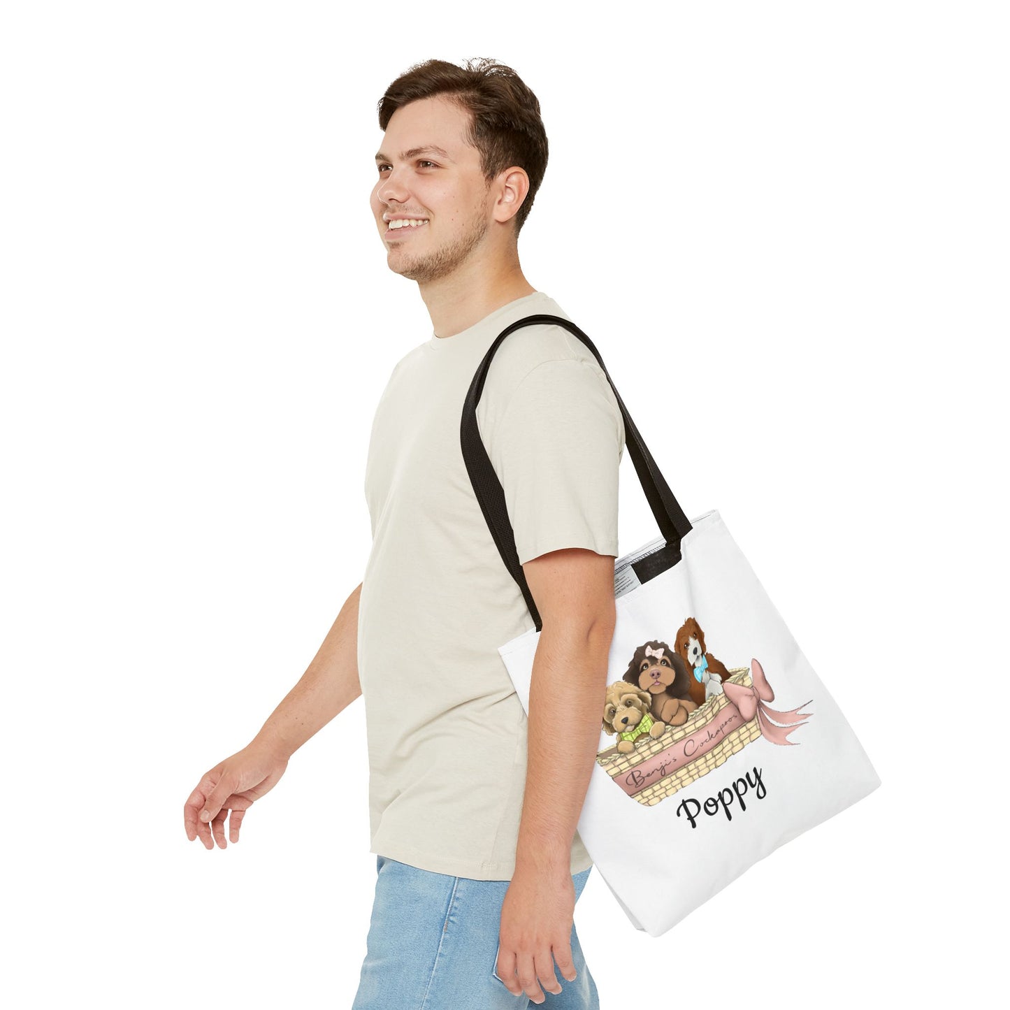 Poppy    Benjis Cockapoos Tote Bag