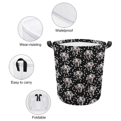 FACE w PAWS-n-BONES Collapsible TOTE