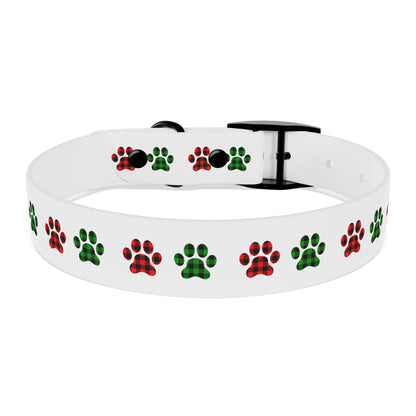 HOLIDAY PLAID  PAWS  Dog Collar