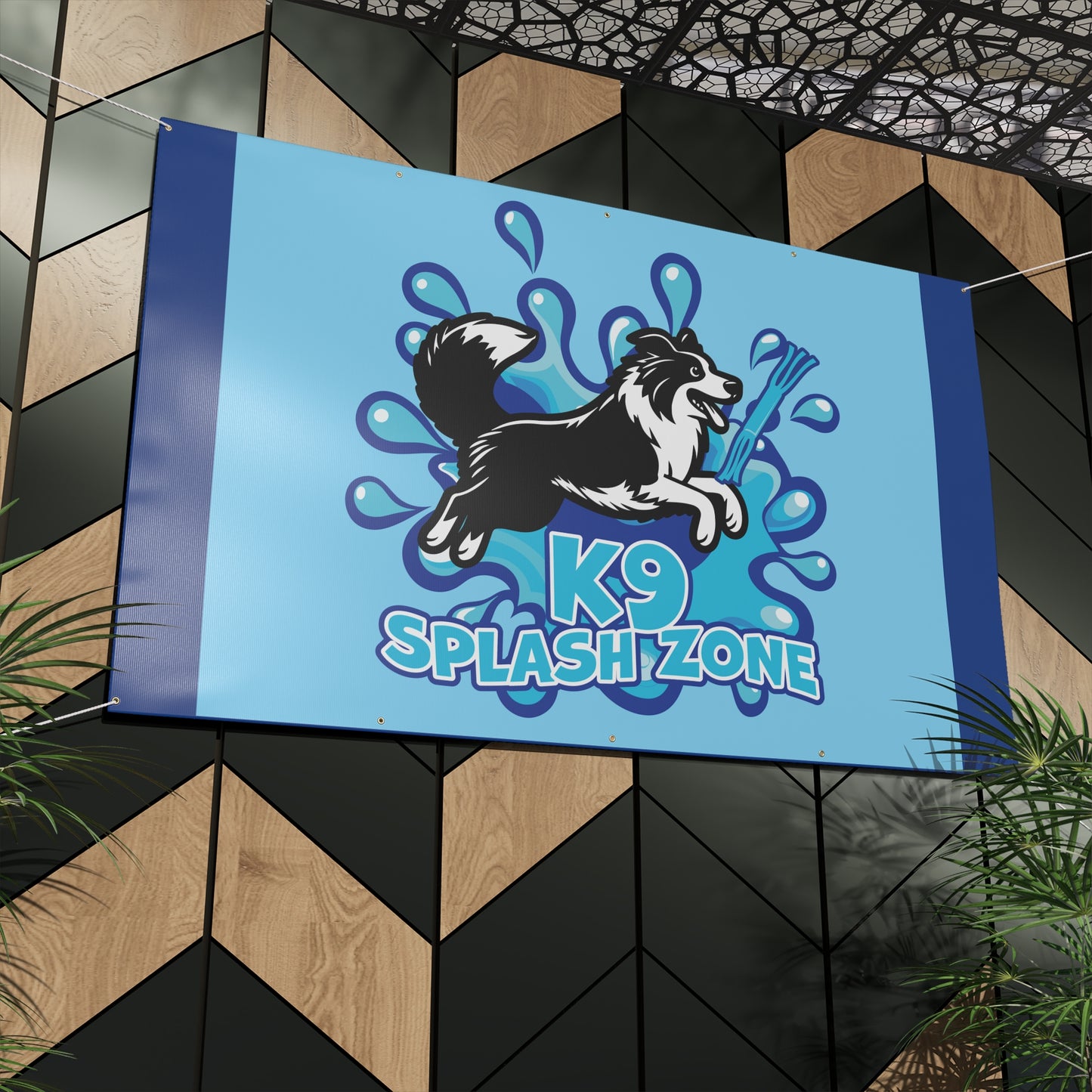 K9 SPLASH ZONE Matte Banner