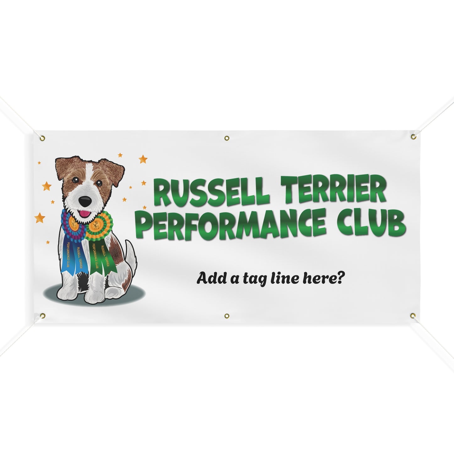 RUSSELL TERRIER PERFORMANCE CLUB Matte Banner