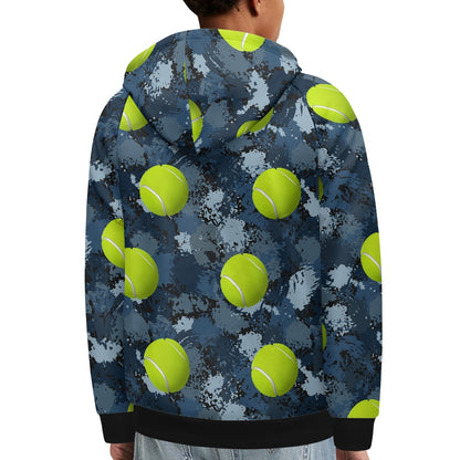 Men's raglan hooded sweatshirt