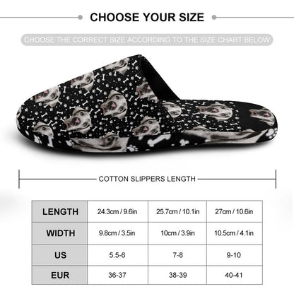 Flannel Ladies Cotton Slippers