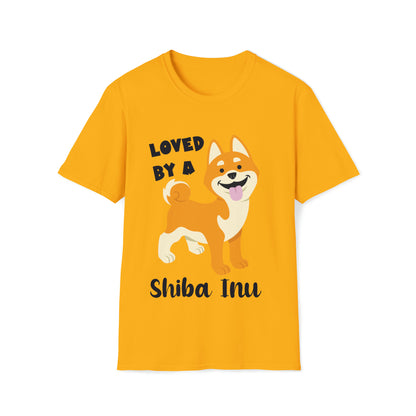 LOVED BY SHIBA 2 Unisex Softstyle T-Shirt