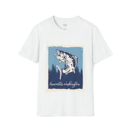 ANACORTES SALMON Unisex Softstyle T-Shirt