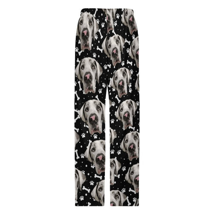 FACE w PAWS-n-BONES  Wide Leg Pajamas Pants