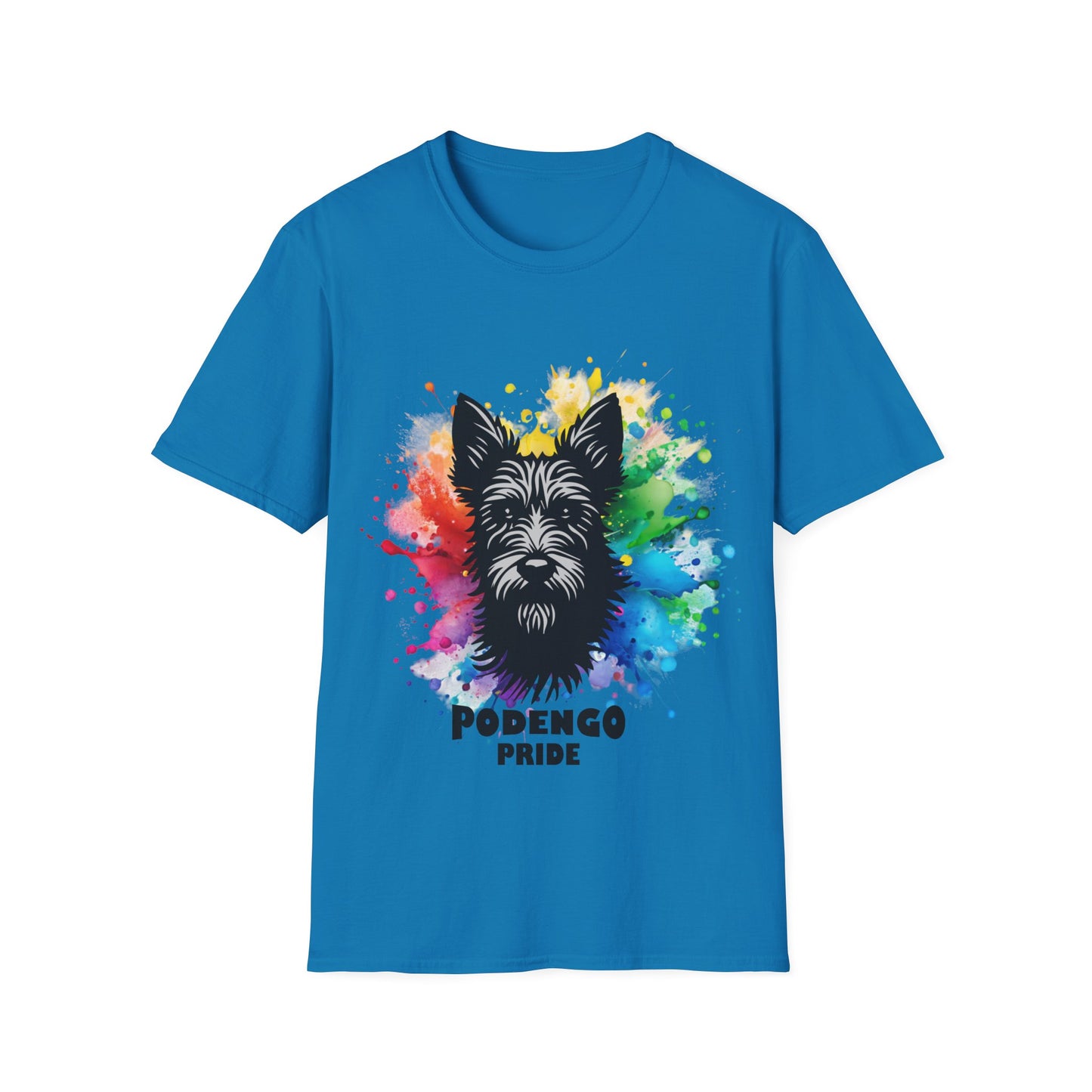 PODENGO PRIDE Splash Unisex Softstyle T-Shirt