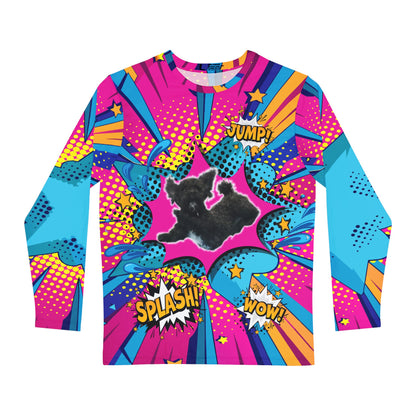 AUGGIE =-- FLASHY SPLASHY COMIC JERSEY long sleeve