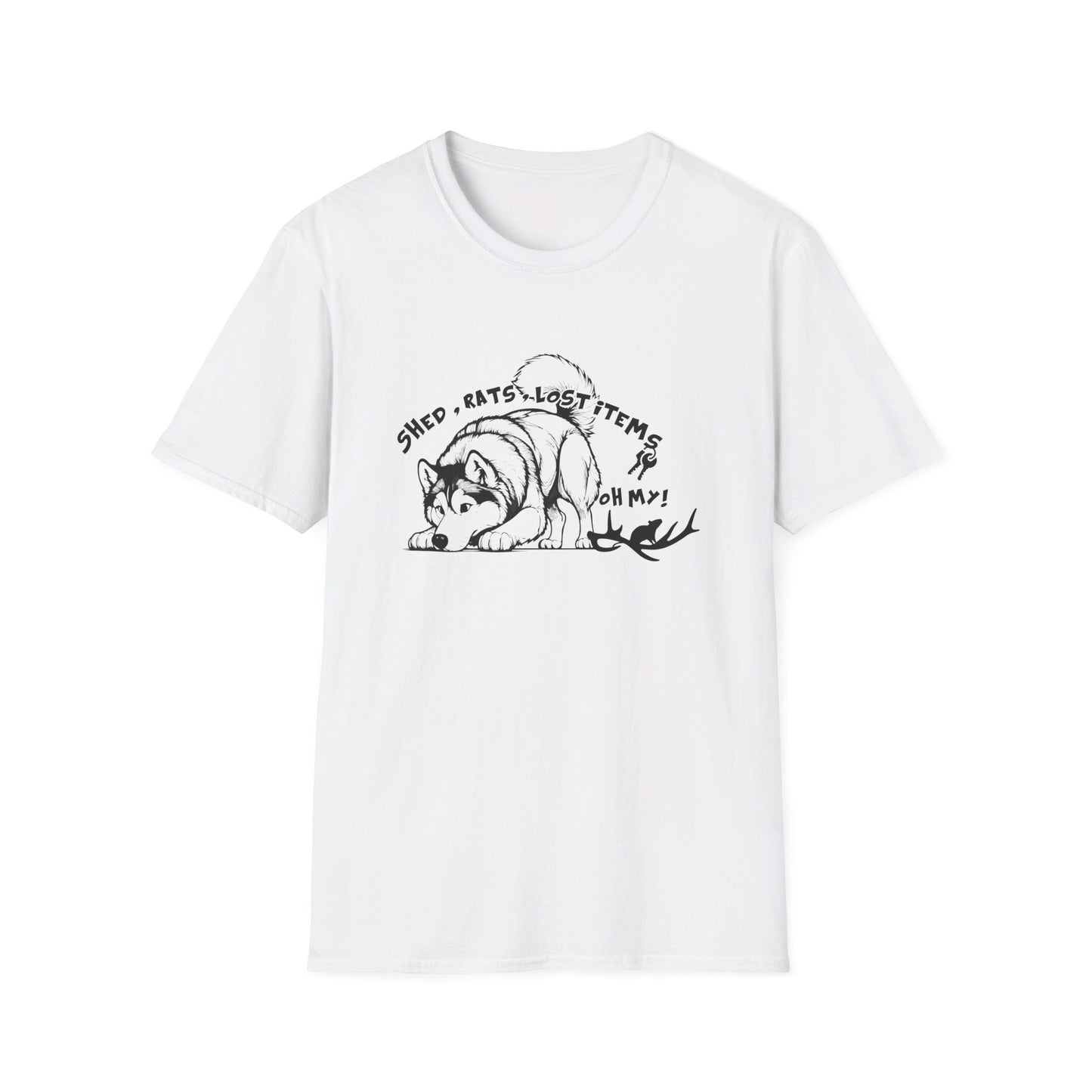 2 HUSKY - SHED RATS ITEM OH MY - Unisex Softstyle T-Shirt