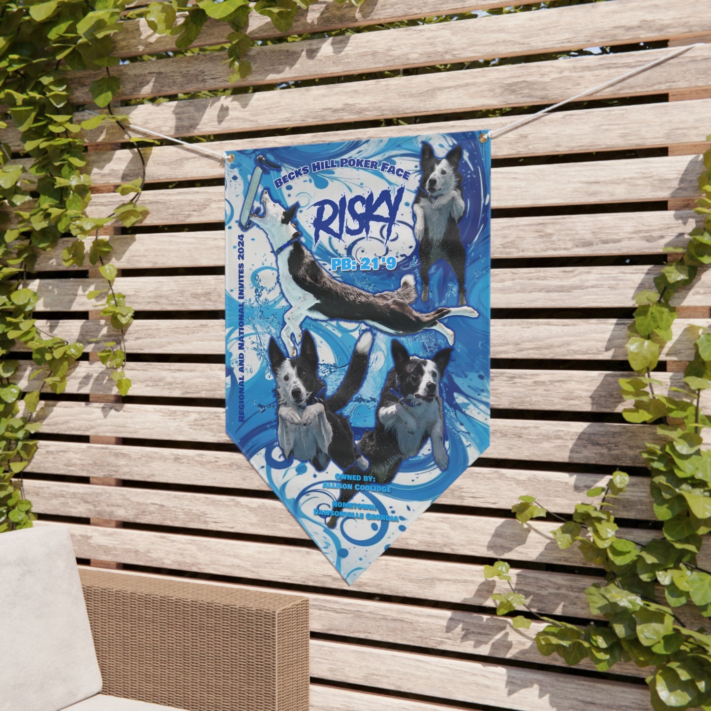 RISKY Pennant Banner