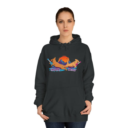 TROOPER & BETTY Unisex College Hoodie