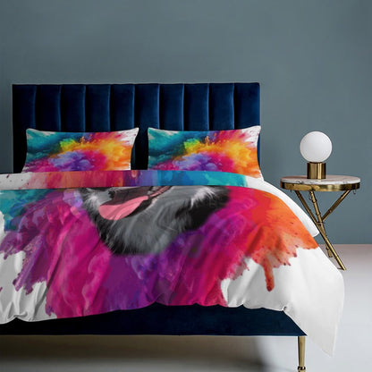 3-Piece Bedding Set-90"x90"/ 229x229cm (Dual-sided Printing)