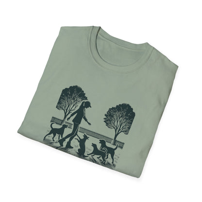 3 No Dogs Left Behind - Unisex Softstyle T-Shirt