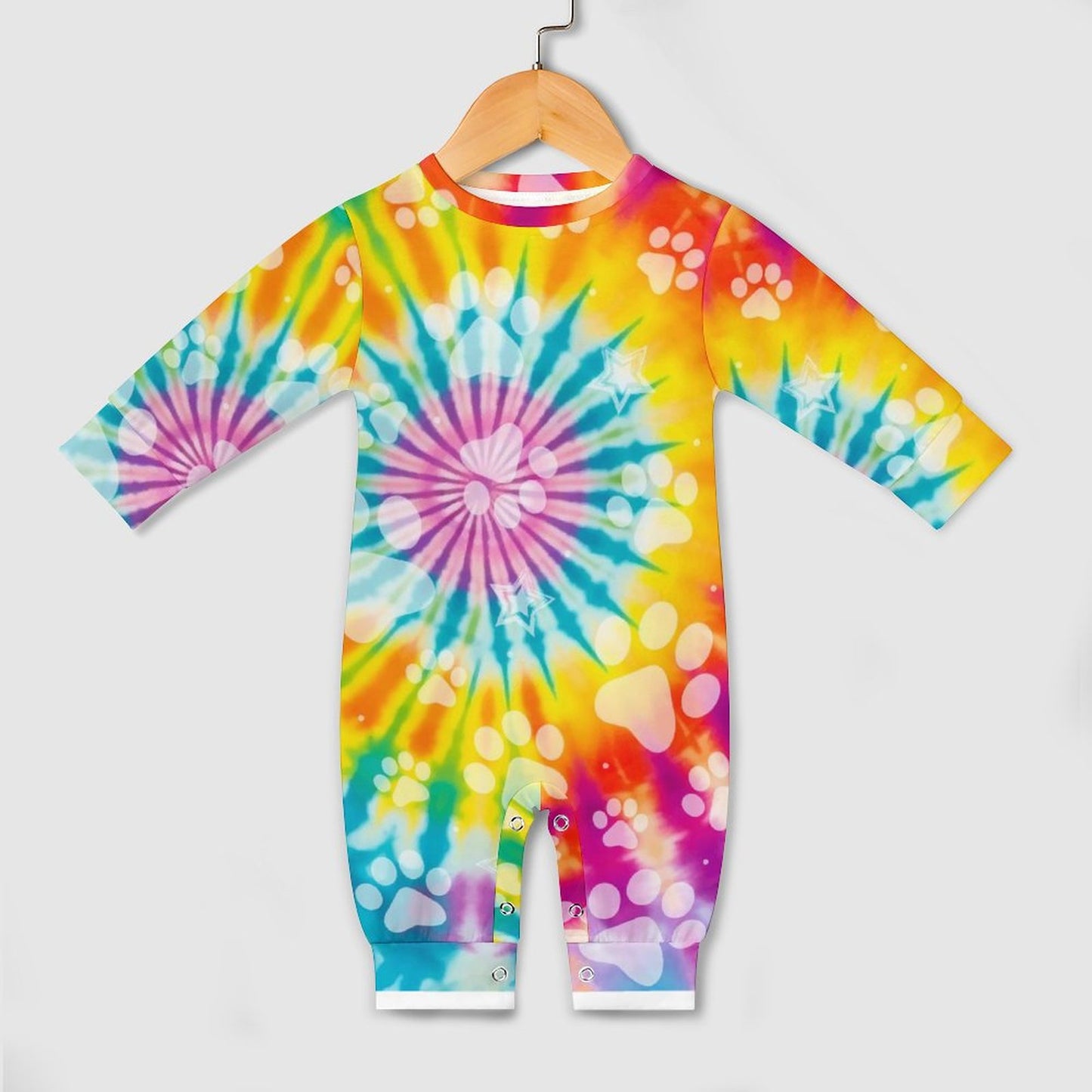 GROOVY PAWS  Baby Romper