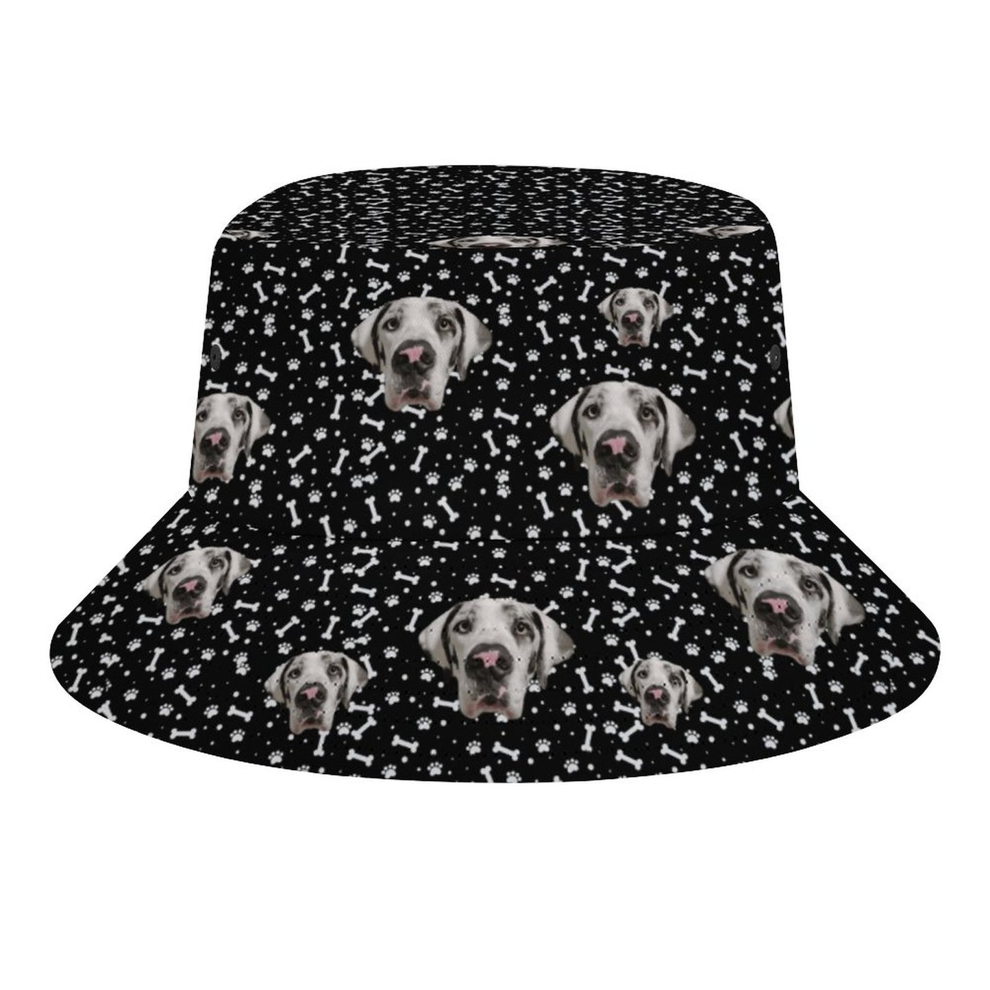 FACE w PAWS-n-BONES Bucket Hat