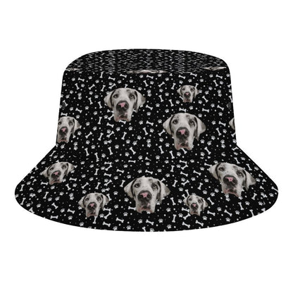 FACE w PAWS-n-BONES Bucket Hat