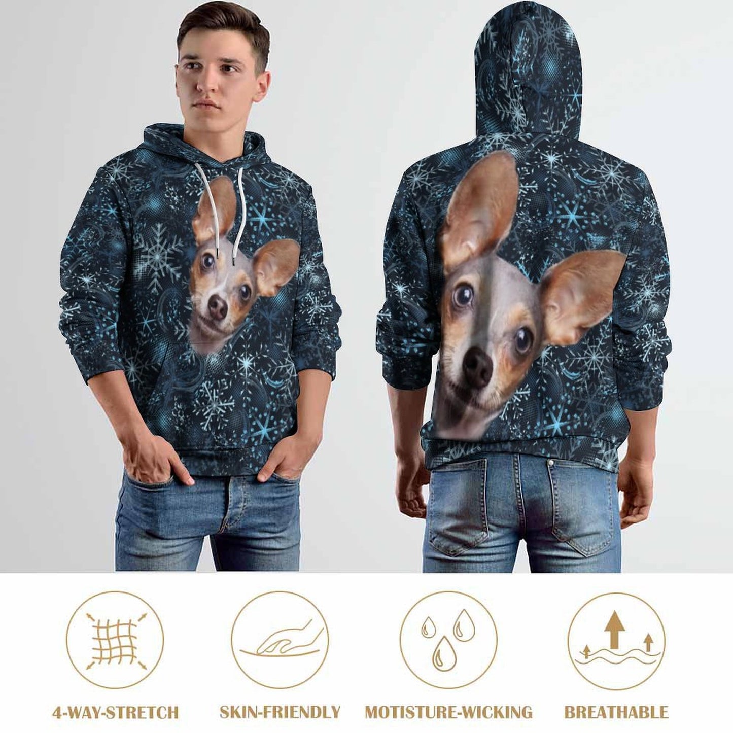 Custom Hoodie FACE PATTERN