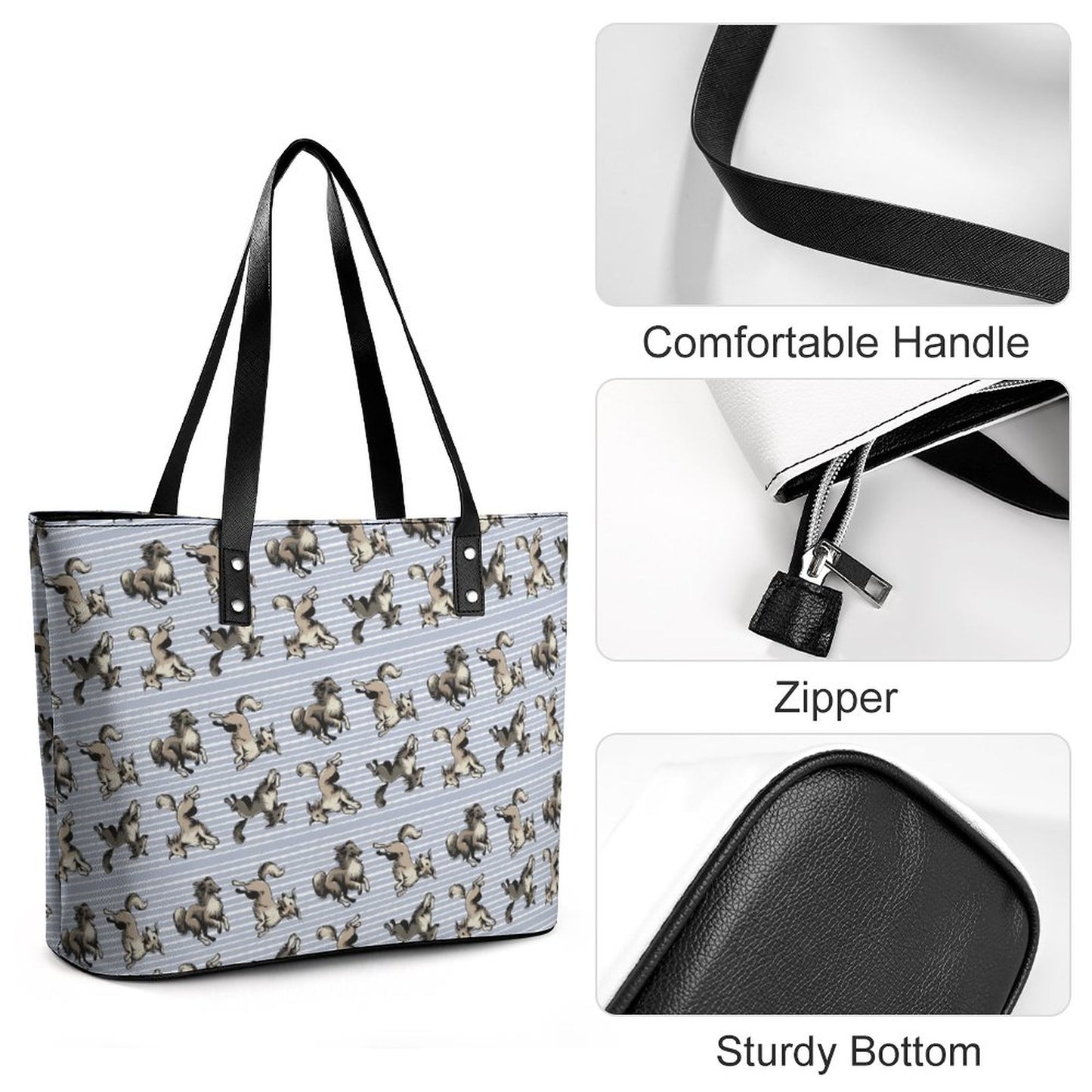 WINDSPRITE  - Silken Windhound  Pattern  Women's Tote Bag