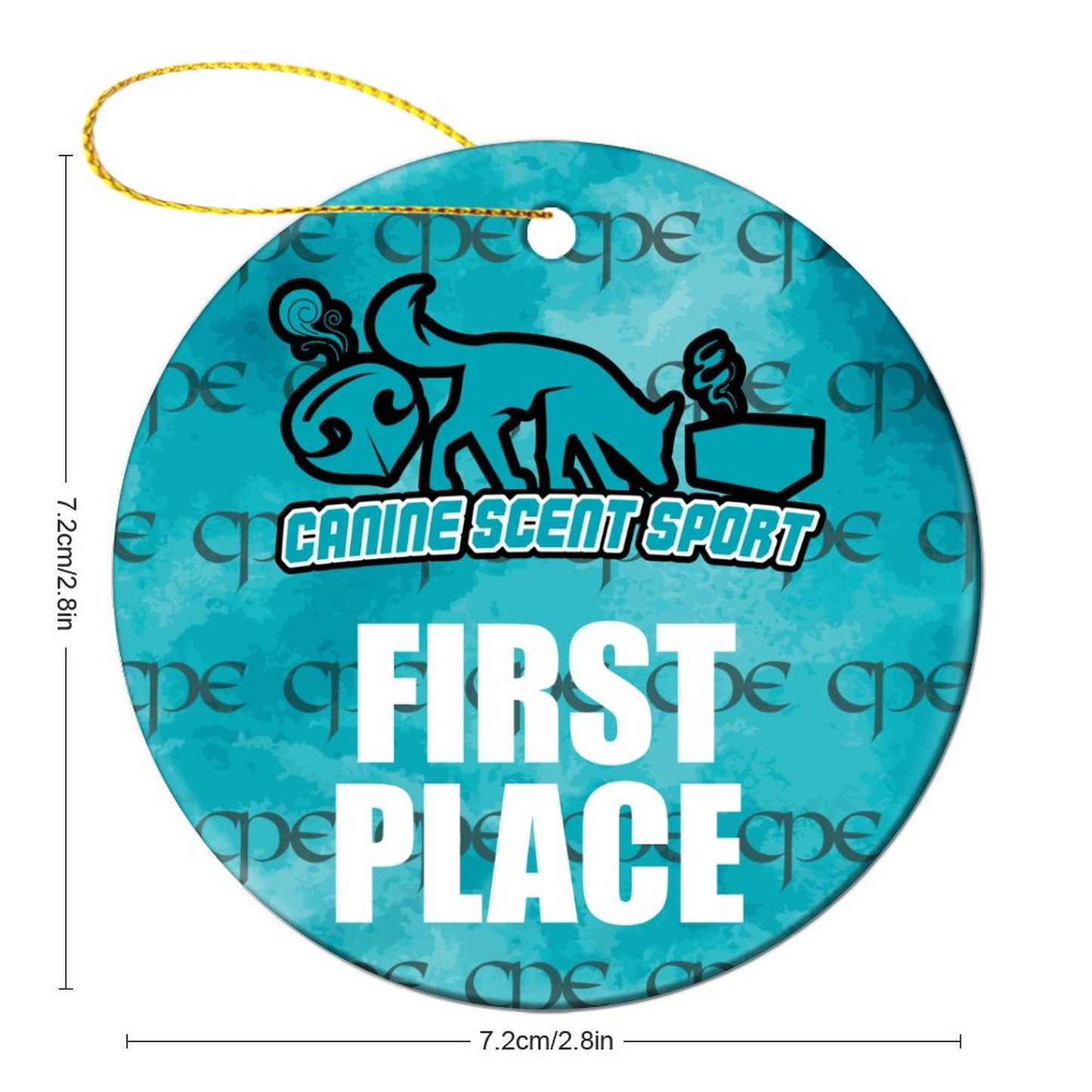 CPE SCENT AWARD Ceramic Ornament