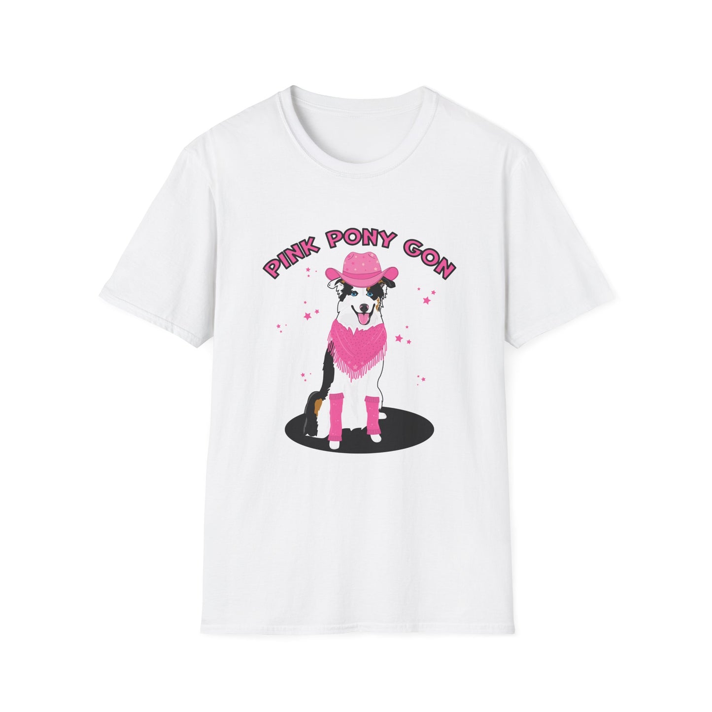 pink pony Unisex Softstyle T-Shirt