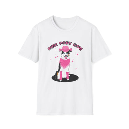 pink pony Unisex Softstyle T-Shirt