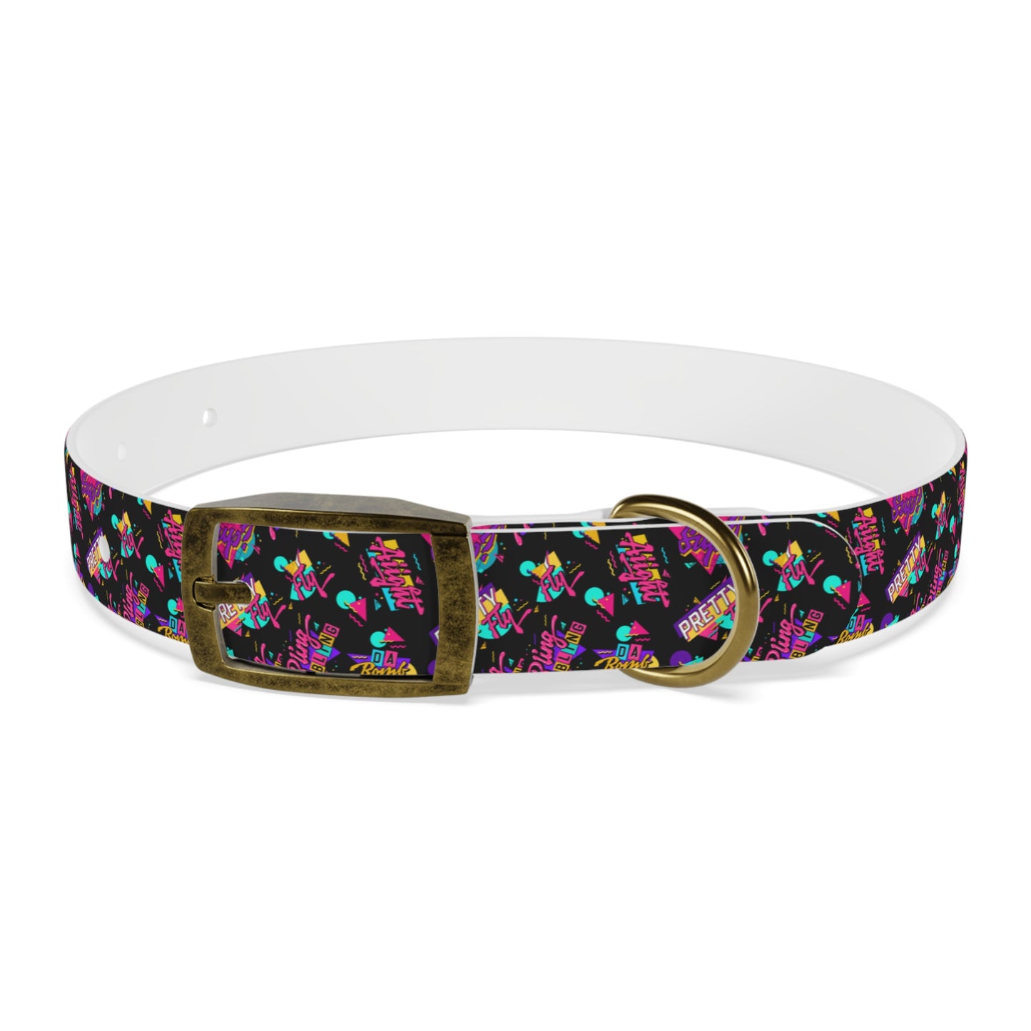 PRETTY FLY 90s  Dog Collar