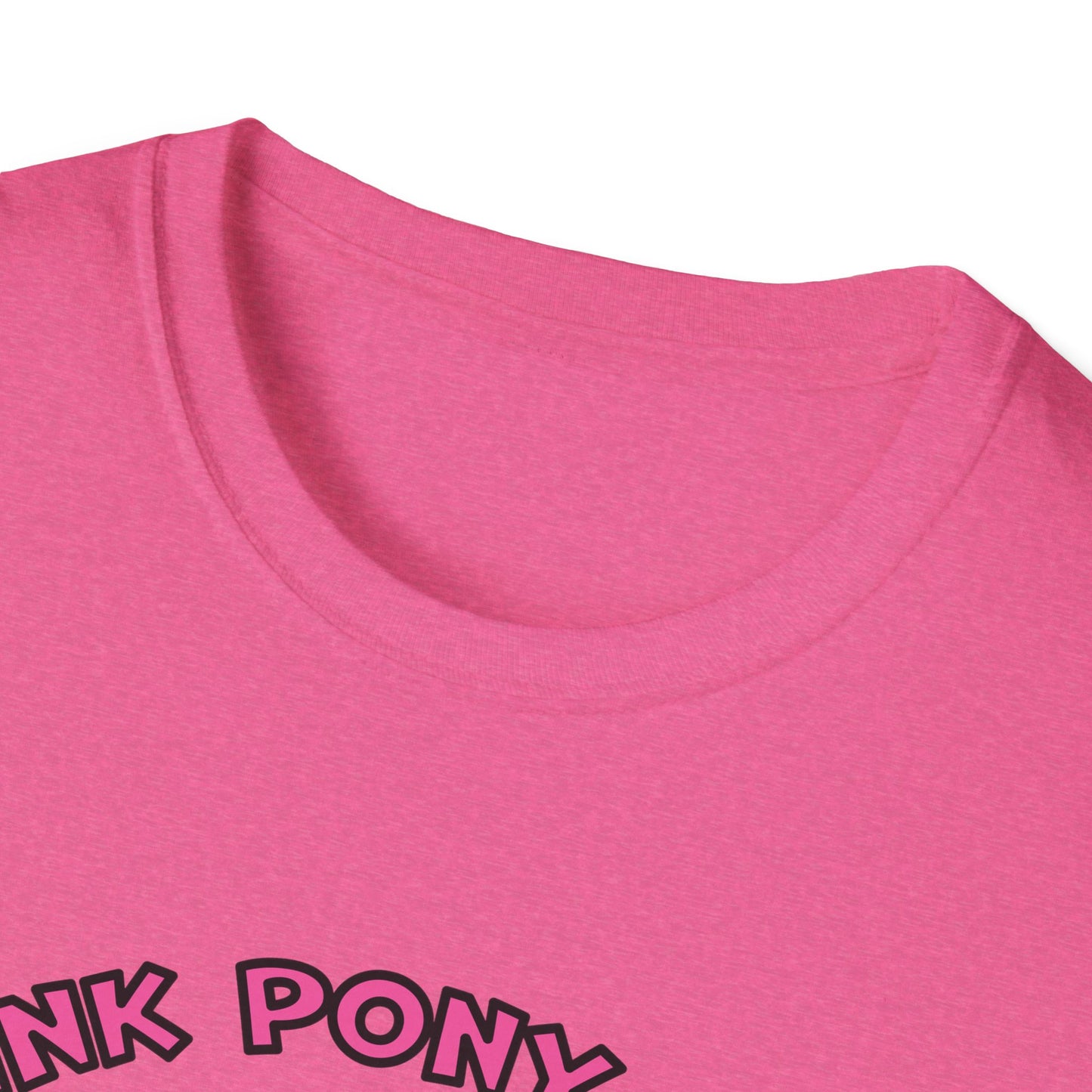 pink pony Unisex Softstyle T-Shirt