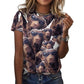 FOXY LADY _ LAB _ COLLAGE FACE DESIGN - Ladies T-Shirts Cotton