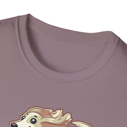 FUN WINDSPRITE - Silken Windhound Waving Unisex Softstyle T-Shirt