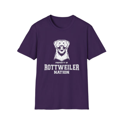ROTTWEIILER NATION Unisex Softstyle T-Shirt