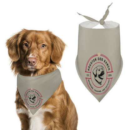 customised dog bandana