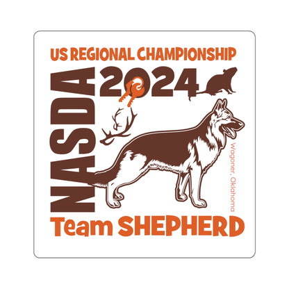 NASDA REGIONAL TEAM SHEPHERD STICKER