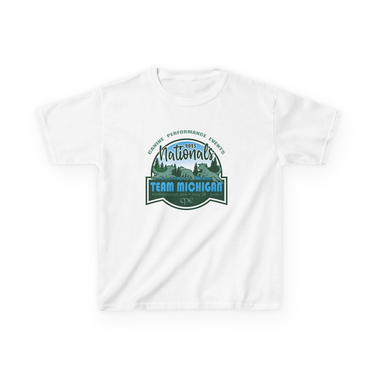 TEAM MICHIGAN Kids Heavy Cotton™ Tee
