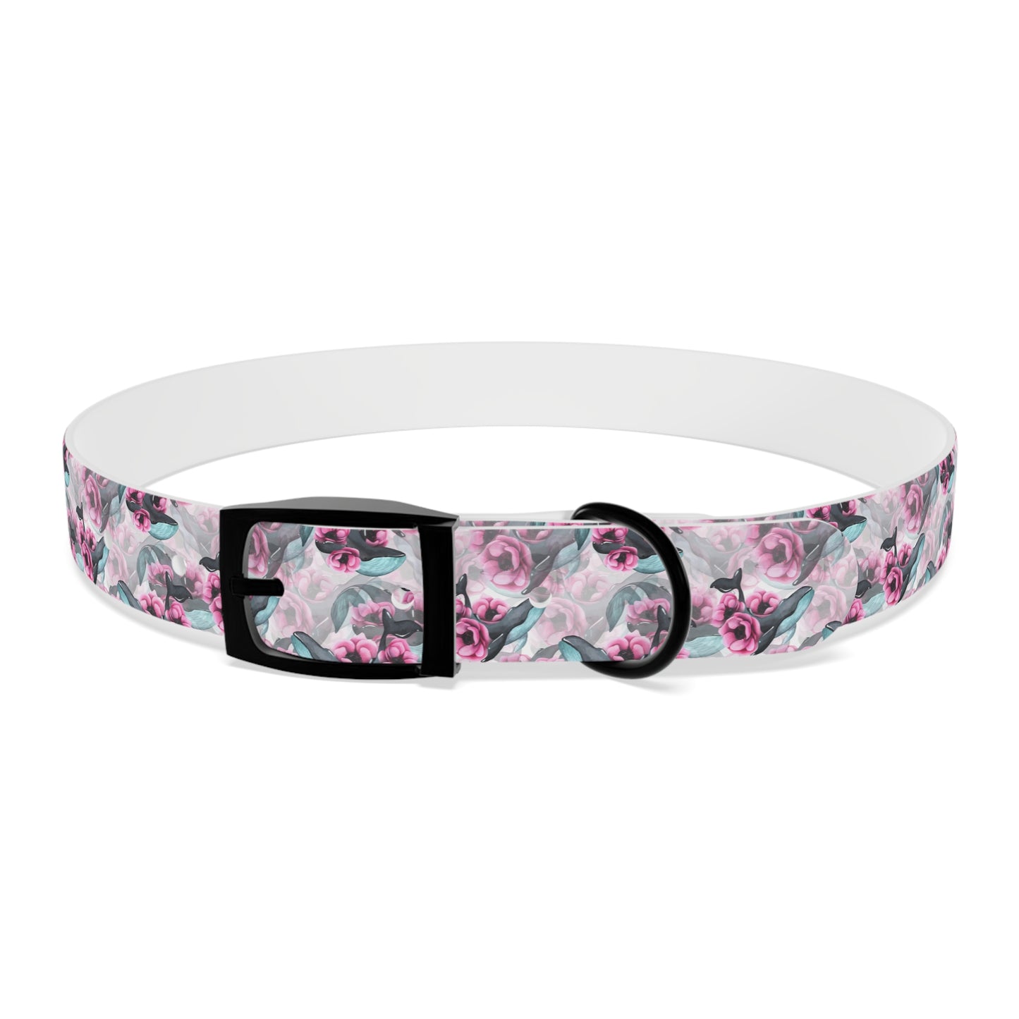 FLORAL ORCA  Dog Collar