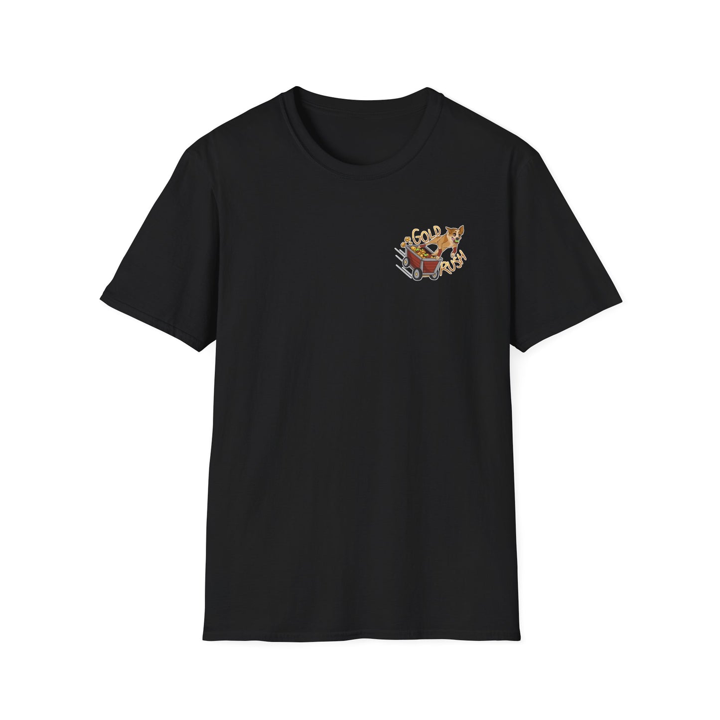 GOLD RUSH FLYBALL Unisex Softstyle T-Shirt