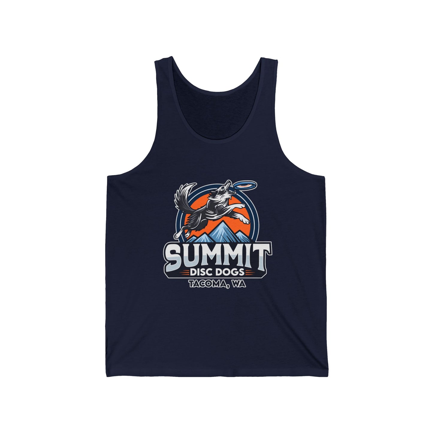SUMMIT DISC DOGS  Unisex Jersey Tank