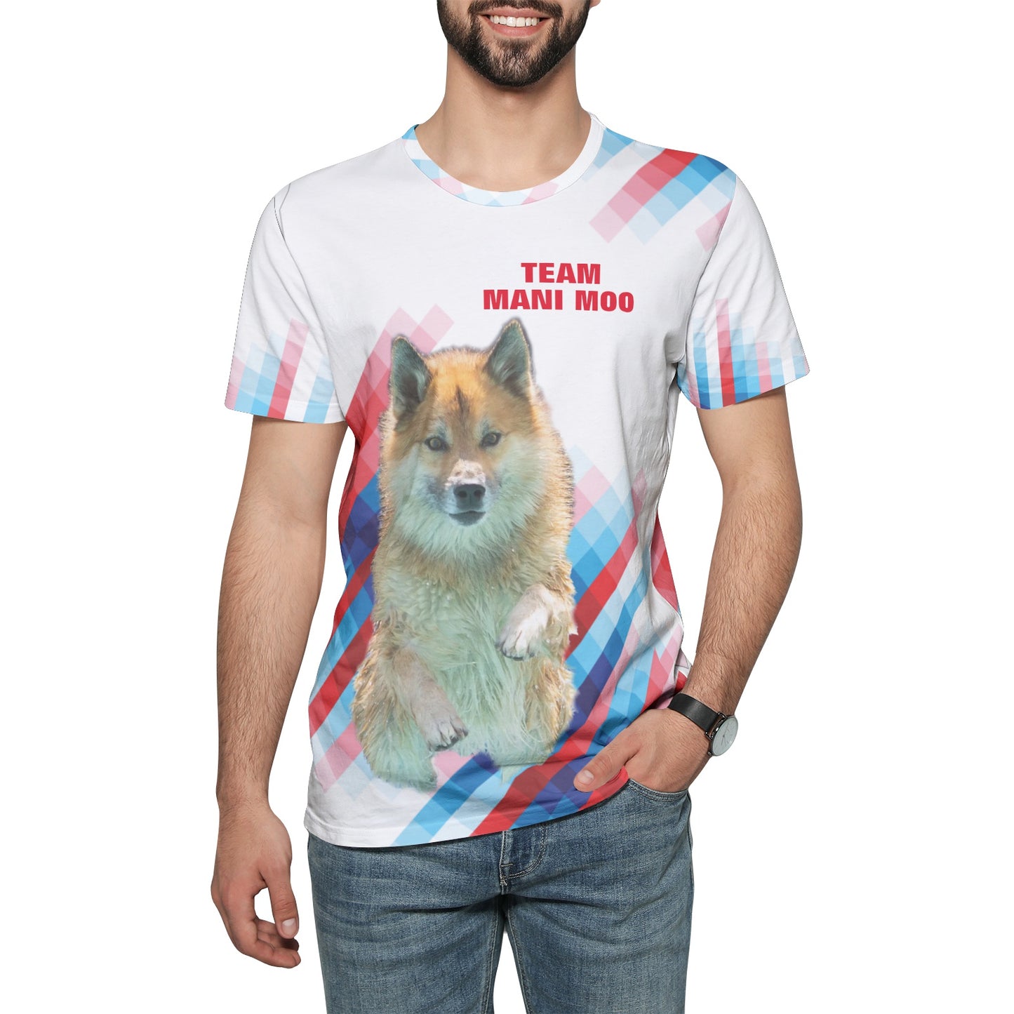 TEAM MANI MOO Unisex All-Over Print Cotton T-shirts