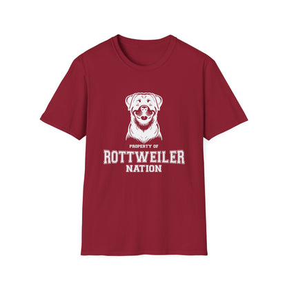 ROTTWEIILER NATION Unisex Softstyle T-Shirt