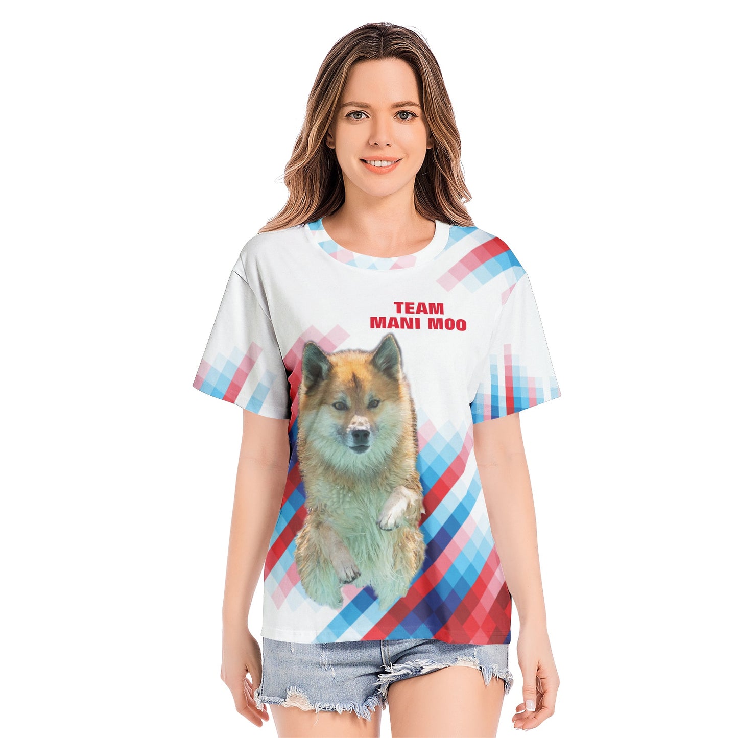 TEAM MANI MOO Unisex All-Over Print Cotton T-shirts