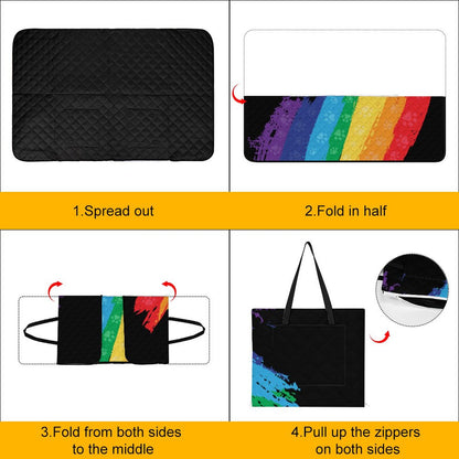 RAINBOW PAWS Zipper Foldable Picnic Mat