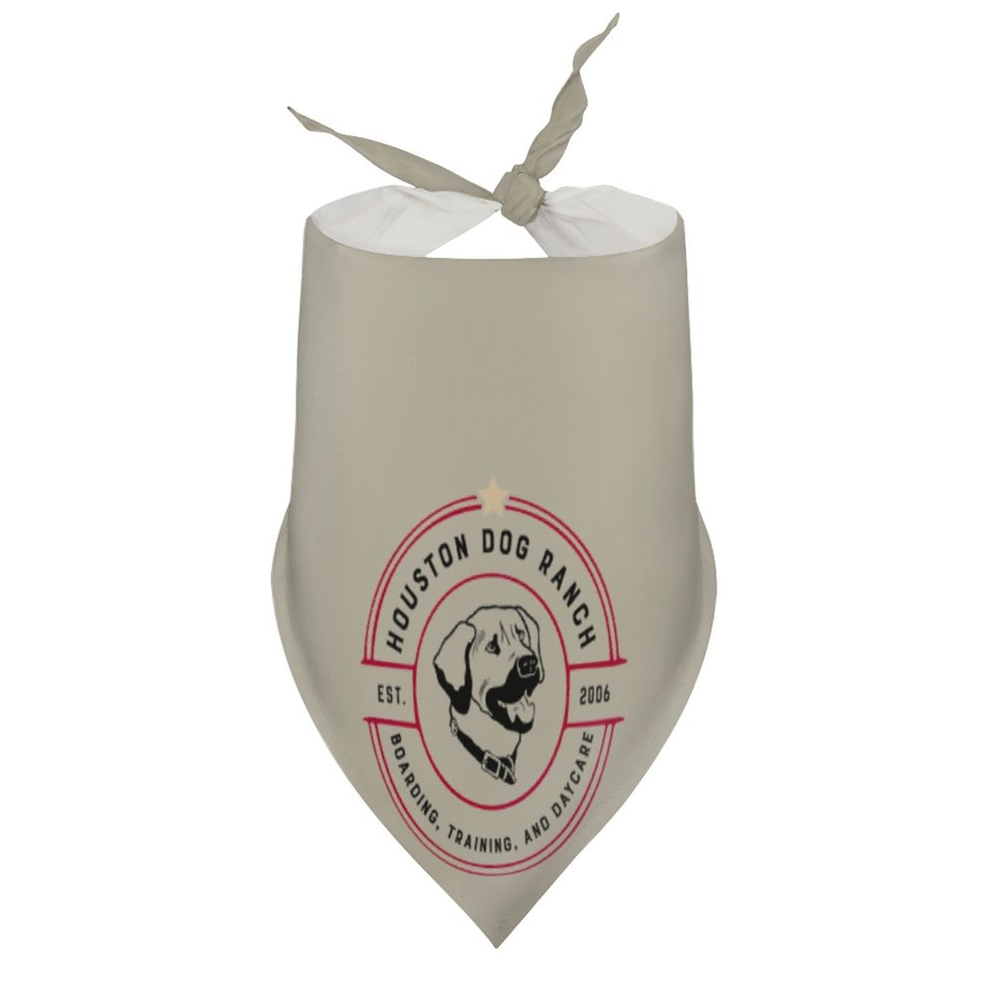 customised dog bandana