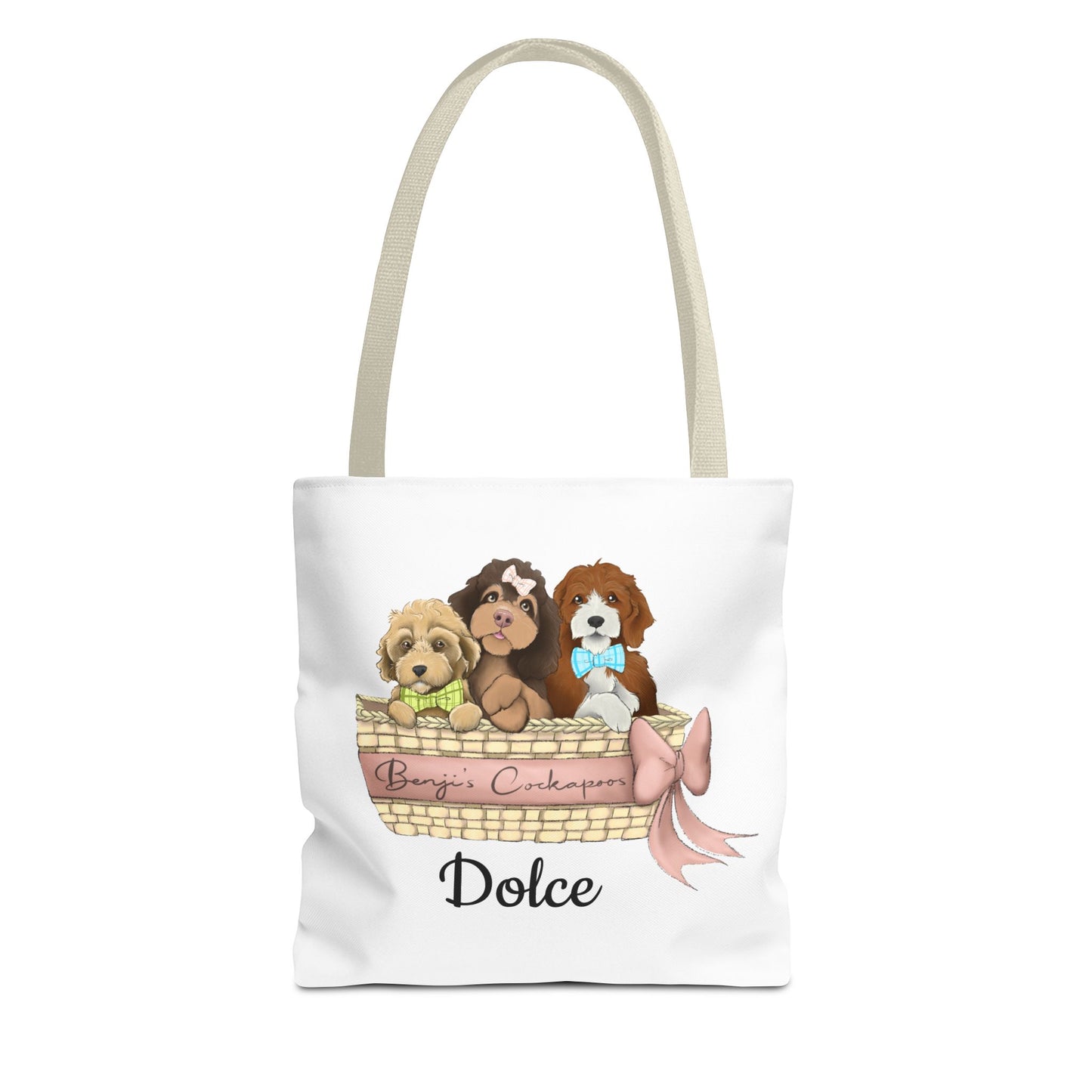 Dolce   Benjis Cockapoos Tote Bag