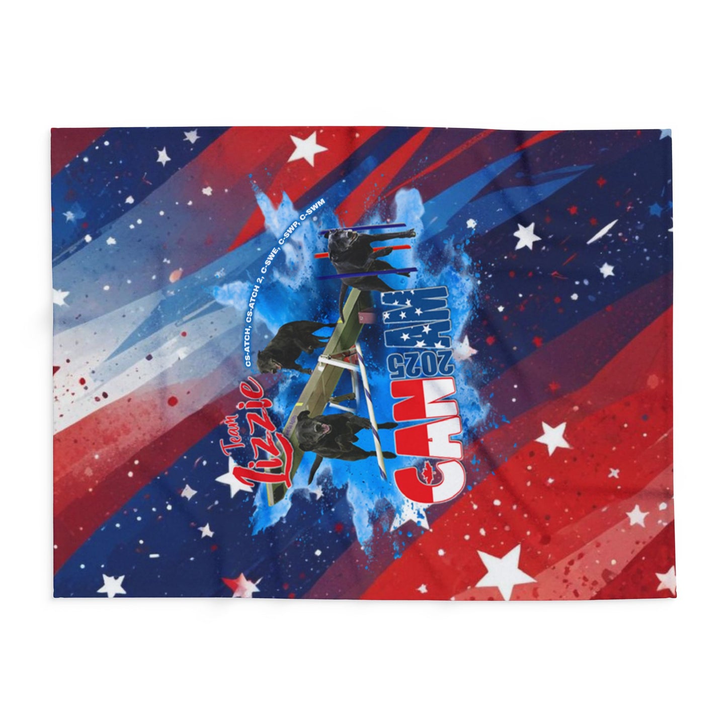 LIZZIE CAN AM Fleece Blanket