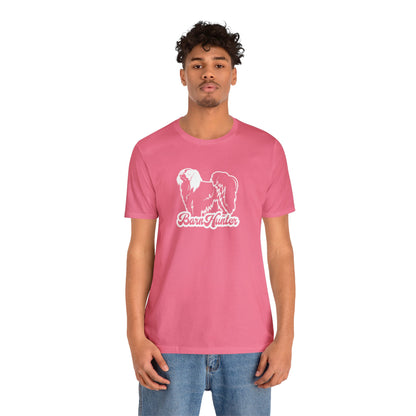 Phalene (Papillon) Barn Hunt3  - Unisex Jersey Short Sleeve Tee