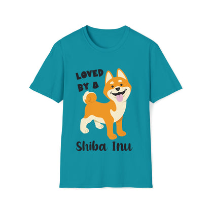 LOVED BY SHIBA 2 Unisex Softstyle T-Shirt