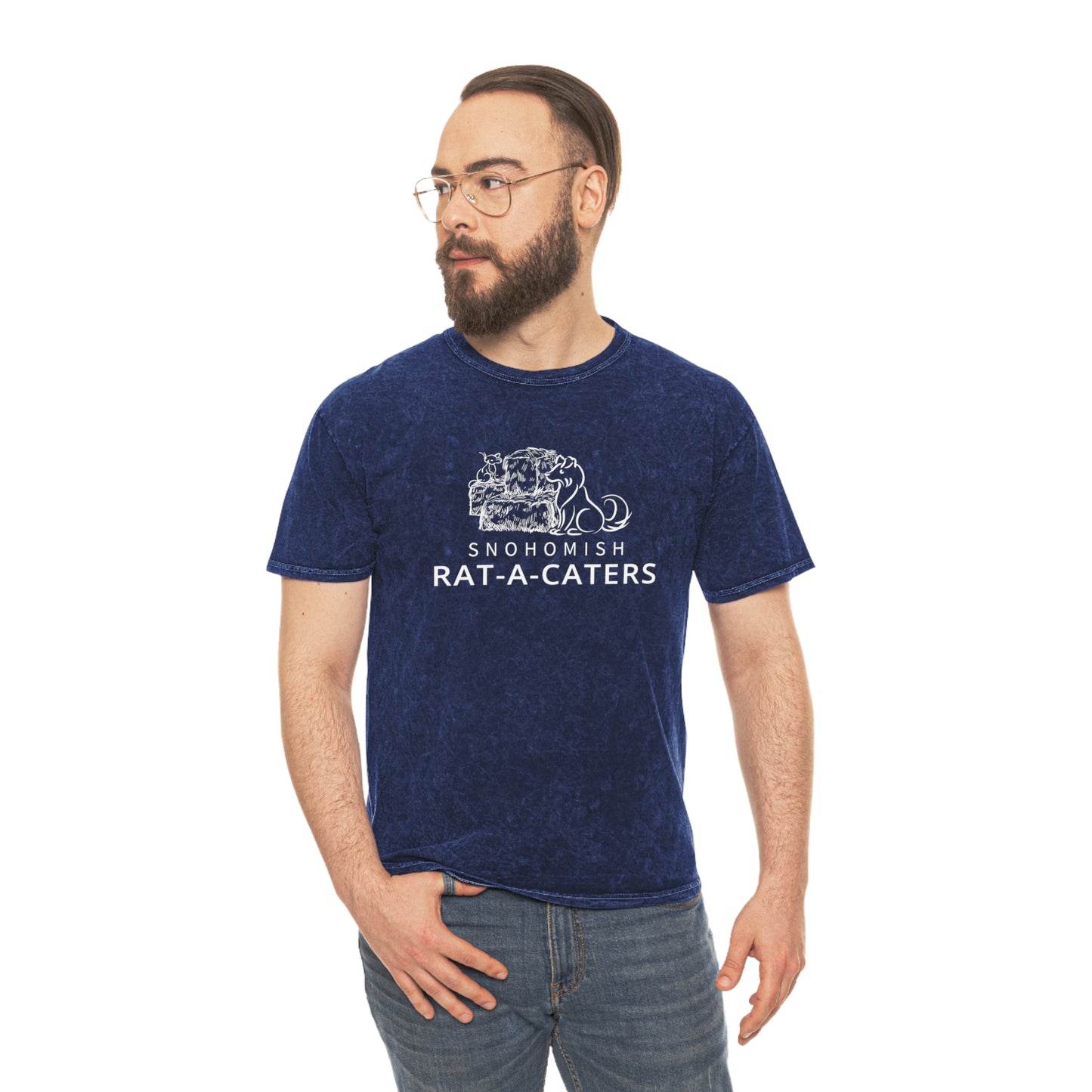 RAT-A-CATCHERS Unisex Mineral Wash T-Shirt