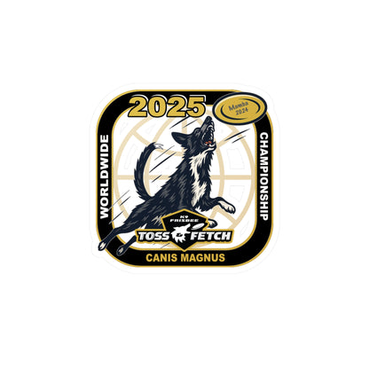 2025 WW Toss Fetch Vinyl Decals