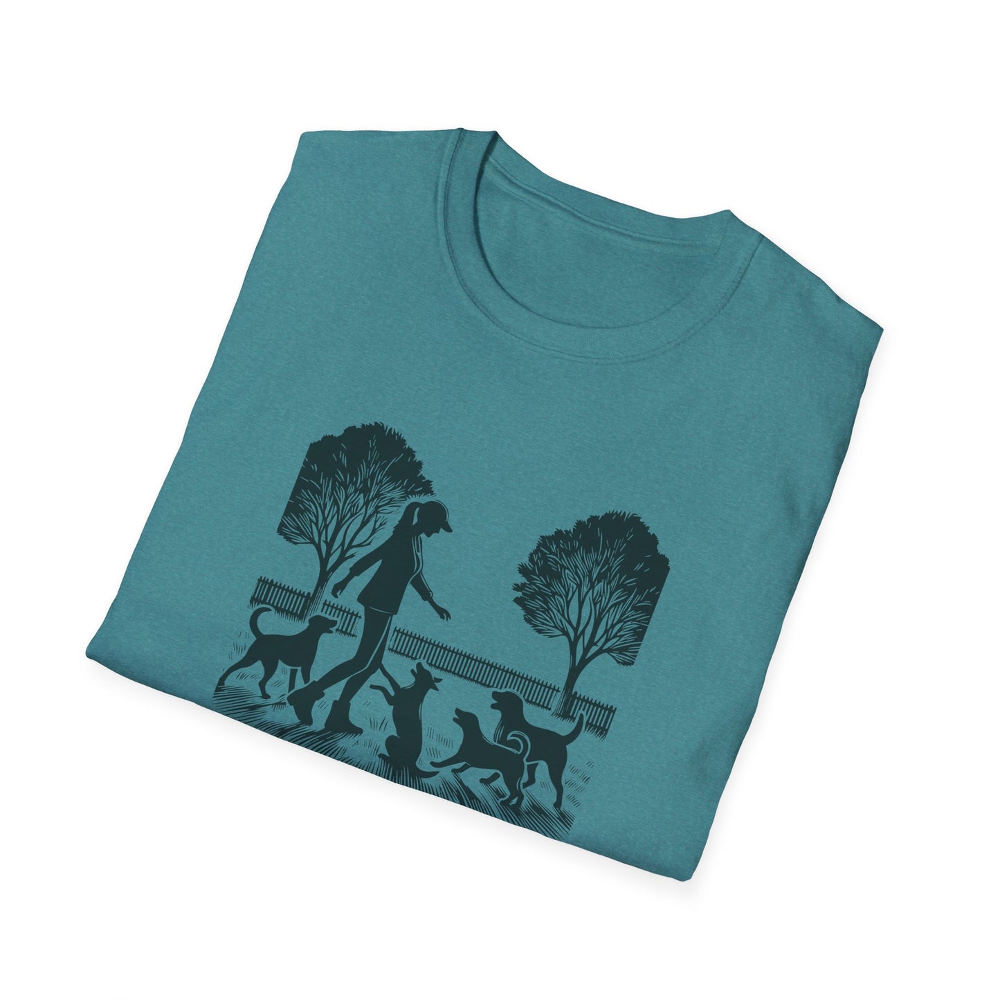 3 No Dogs Left Behind - Unisex Softstyle T-Shirt