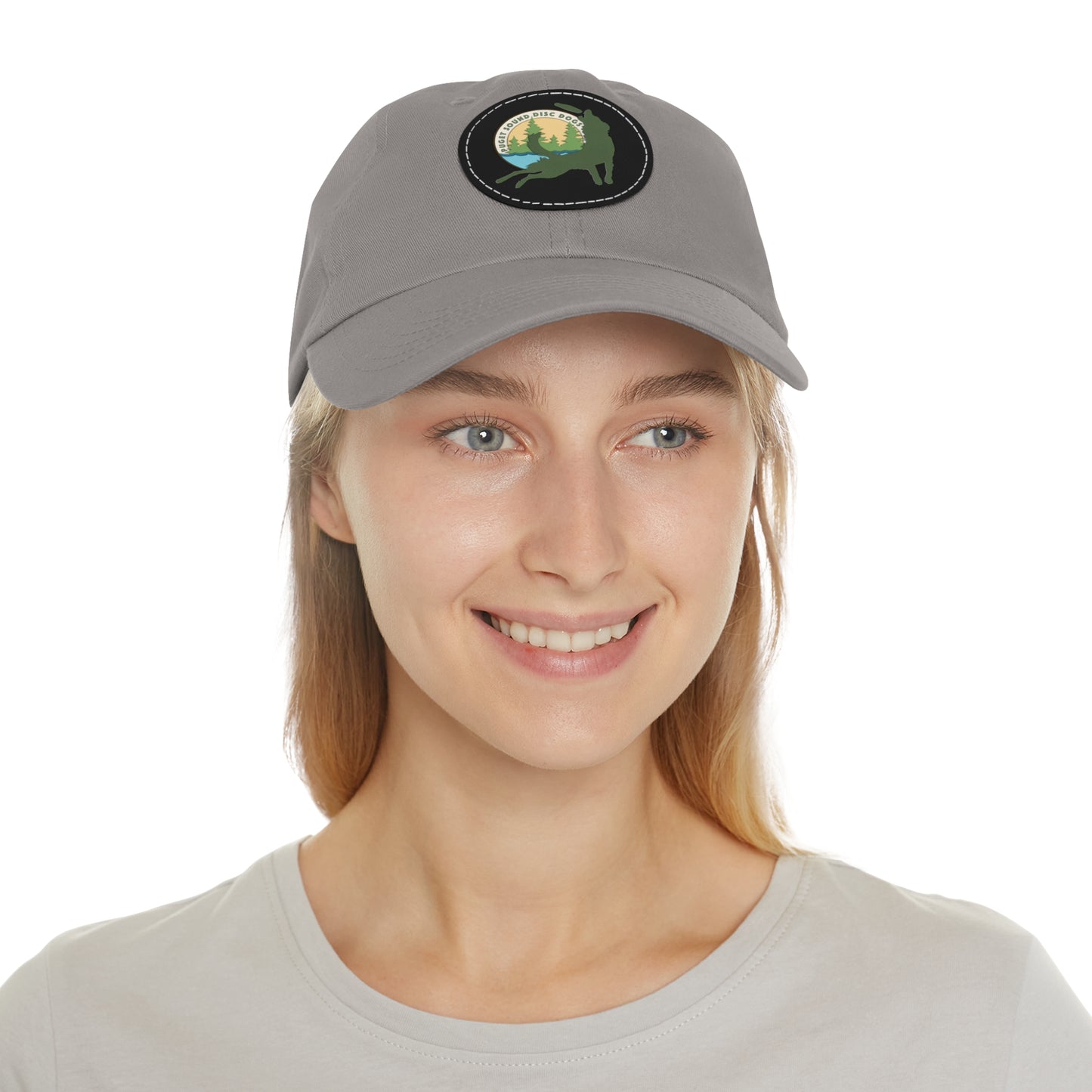 Puget Sound Disc Dogs Hat with Leather Patch (Round)