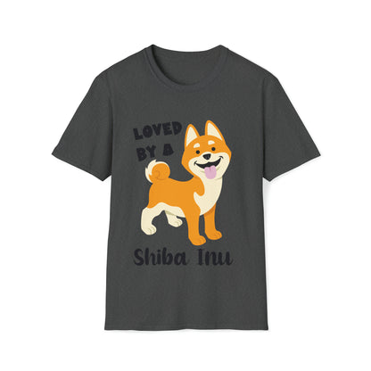 LOVED BY SHIBA 2 Unisex Softstyle T-Shirt